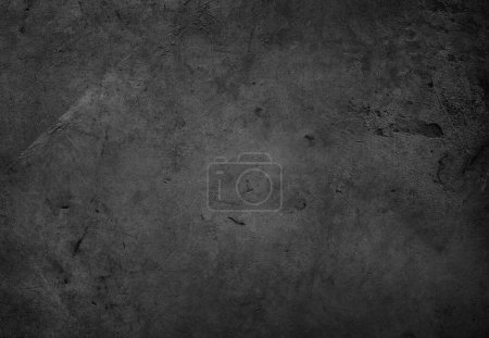 Téléchargez les photos : Grunge texturé fond de mur en béton gris foncé - en image libre de droit