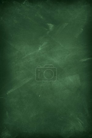 Photo for Vertical green chalkboard background - Royalty Free Image