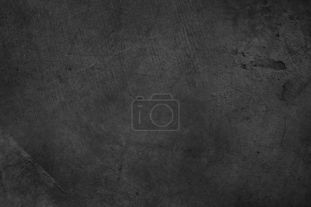 Photo for Textured grunge dark grey concrete wall background - Royalty Free Image
