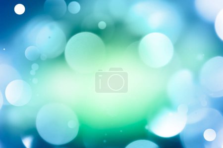 Téléchargez les photos : Bokeh cercles fond bleu vert - en image libre de droit
