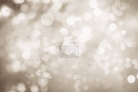 Photo for Abstract brown bokeh blurs background - Royalty Free Image