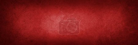 Foto de Amplio fondo de pared de hormigón texturizado rojo. Borde oscuro - Imagen libre de derechos