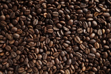 Photo for Close-up of roasted coffee beans - Royalty Free Image