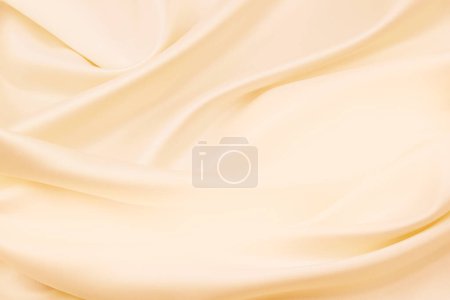 Téléchargez les photos : Ondulations en tissu de soie orange - en image libre de droit