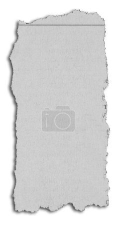 Téléchargez les photos : Morceau de papier déchiré isolé sur fond plat - en image libre de droit