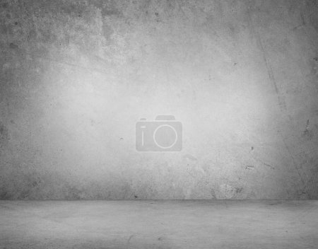 Téléchargez les photos : Plancher et mur en béton gris vide - en image libre de droit
