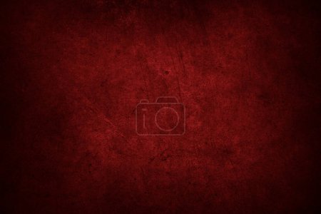 Foto de Fondo de pared de hormigón texturizado rojo. Borde oscuro - Imagen libre de derechos