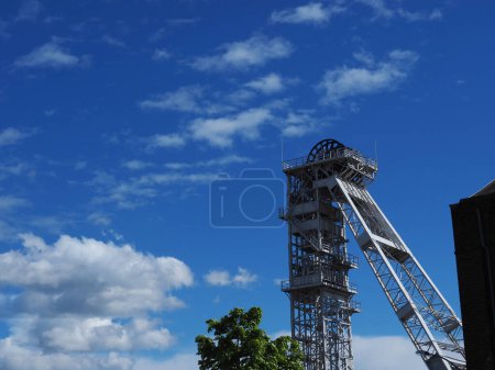 Decommissioned winding tower in the Ruhr region, transition to environmentally friendly energy generation