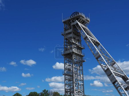 Decommissioned winding tower in the Ruhr region, transition to environmentally friendly energy generation