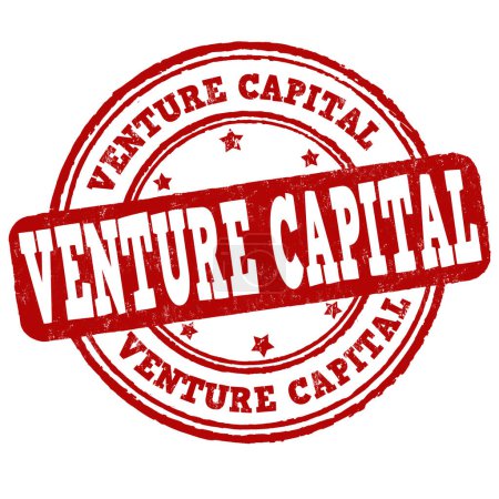 Illustration for Venture capital grunge rubber stamp on white background, vector illustration - Royalty Free Image