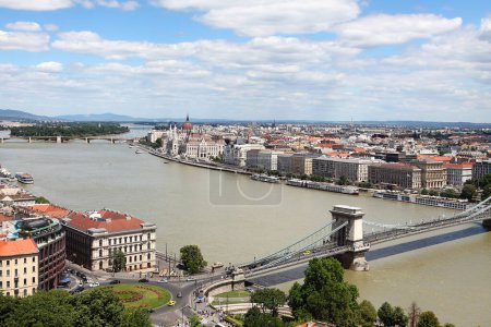 Photo for Aerial View of Budapest,Hungary. Wonderful Budapest View from Above. - Royalty Free Image