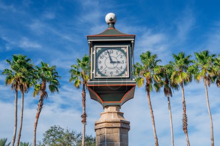 Photo for Clock tower on town square in Downtown of St. Augustine, Florida, Unated States - Royalty Free Image