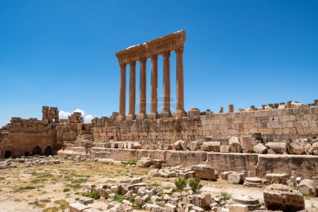 Photo for The ruins of the ancient city of Baalbek in Lebanon - Royalty Free Image