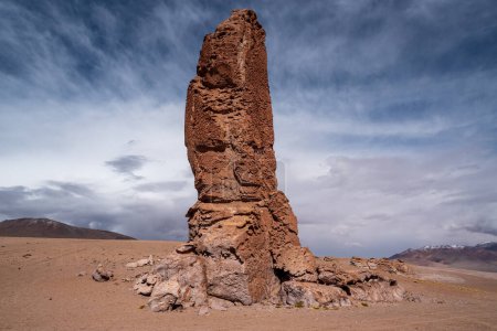 Pacana-Mönche, Monjes De La Pacana, Steinbildung in Salar De Tara, Atacamawüste, Chile.