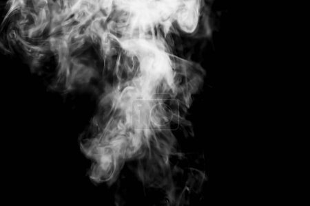 Photo for Smoke of various shapes can be used for various decorative work. - Royalty Free Image