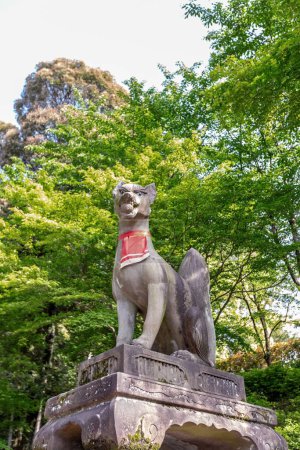 Photo for Fox statute at fushimi inari shrine - Royalty Free Image