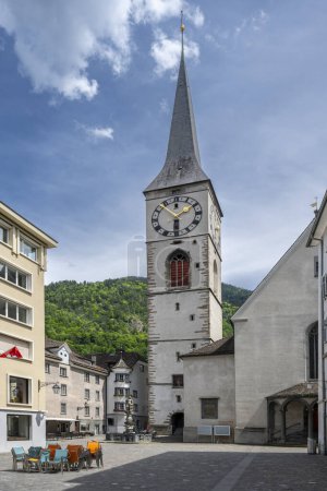 The medieval town of Chur, which is also the oldest city in Switzerland,