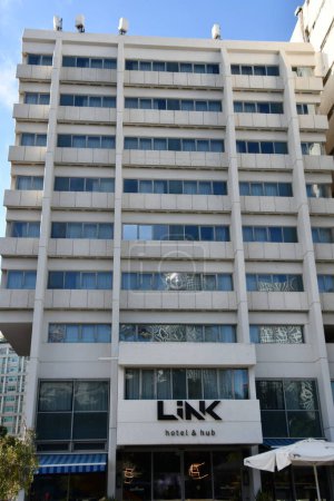Photo for TEL AVIV, ISRAEL - JUL 17: Link Hotel & Hub in Tel Aviv, Israel, as seen on July 17, 2022. - Royalty Free Image