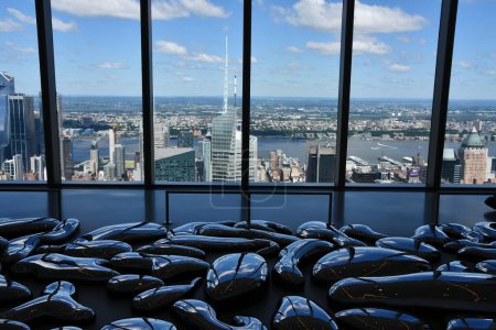 Photo for NEW YORK, NY - JUN 19: Affinity room at The Summit observation deck at One Vanderbilt in Manhattan, New York City, as seen on June 19, 2022. - Royalty Free Image