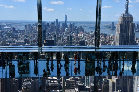 Photo for NEW YORK, NY - JUN 19: Transcendence room at The Summit observation deck at One Vanderbilt in Manhattan, New York City, as seen on June 19, 2022. - Royalty Free Image