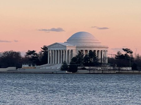 Téléchargez les photos : WASHINGTON DC - DEC 23 : Mémorial Thomas Jefferson à Washington DC, vu le 23 décembre 2022. - en image libre de droit