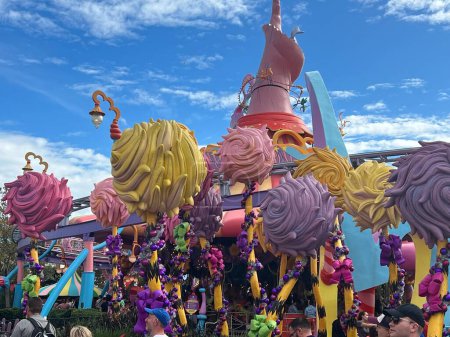 Photo for ORLANDO FL - DEC 30: Seuss Landing at Universal Islands of Adventure in Orlando, Florida, as seen on Dec 30, 2022. - Royalty Free Image