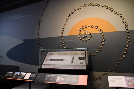 Téléchargez les photos : NEW YORK NY - MAR 18 : Exposition indigène de New York au Smithsonian National Museum of the American Indian à New York, vue le 18 mars 2023. - en image libre de droit