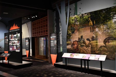 Téléchargez les photos : NEW YORK NY - MAR 18 : Exposition indigène de New York au Smithsonian National Museum of the American Indian à New York, vue le 18 mars 2023. - en image libre de droit