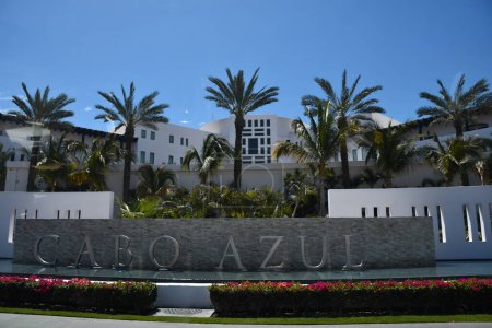 Téléchargez les photos : SAN JOSE DEL CABO, MEXIQUE - 13 avril : Cabo Azul (Club de vacances Hilton à San Jose del Cabo, Mexique, vu le 13 avril 2023. - en image libre de droit