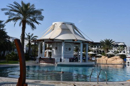 Téléchargez les photos : DOHA, QATAR - 13 février ; Sharq Village & Spa, a Ritz-Carlton Hotel, Doha, Qatar, tel que vu le 13 février 2023. - en image libre de droit