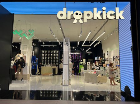 Photo for DUBAI UAE - FEB 17: Dropkick - Walk This Way store at Dubai Hills Mall in Dubai, UAE, as seen on Feb 17, 2023. - Royalty Free Image