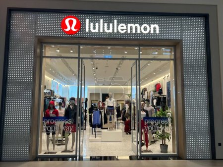 Photo for DUBAI UAE - FEB 17: Lululemon store at Dubai Hills Mall in Dubai, UAE, as seen on Feb 17, 2023. - Royalty Free Image