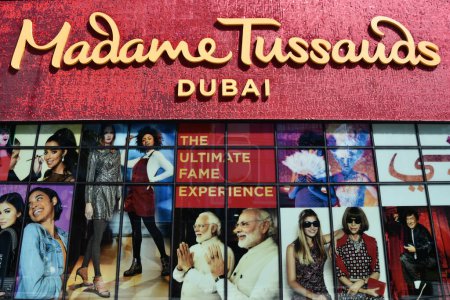 Téléchargez les photos : DUBAI EAU - 18 février : Madame Tussauds Dubai sur Bluewaters Island à Dubaï, EAU, vu le 18 février 2023. - en image libre de droit