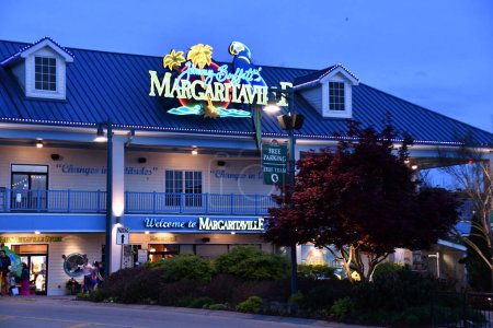Photo for PIGEON FORGE, TN - APR 12: Margaritaville Island Hotel at The Island in Pigeon Forge, Tennessee, as seen on April 12, 2022. - Royalty Free Image