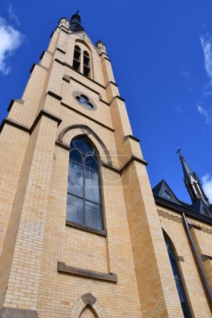 Photo for ROANOKE VA - APR 9: St Andrews Catholic Church in Roanoke, Virginia, as seen on April 9, 2022. - Royalty Free Image