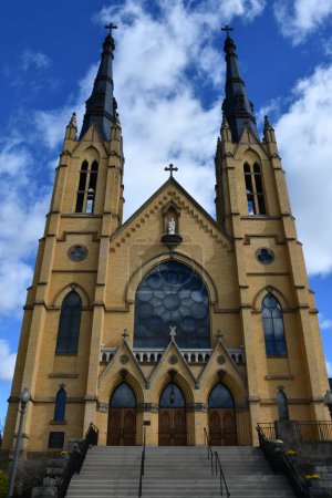 Photo for ROANOKE VA - APR 9: St Andrews Catholic Church in Roanoke, Virginia, as seen on April 9, 2022. - Royalty Free Image
