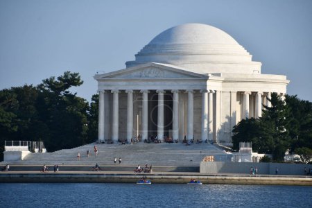 Téléchargez les photos : WASHINGTON DC - SEP 3 : Mémorial Thomas Jefferson à Washington DC, vu le 3 septembre 2023. - en image libre de droit