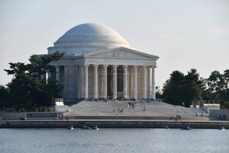 Téléchargez les photos : WASHINGTON DC - SEP 3 : Mémorial Thomas Jefferson à Washington DC, vu le 3 septembre 2023. - en image libre de droit