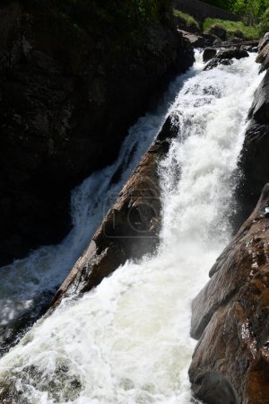 Foto de Garganta de High Falls en Wilmington, Nueva York - Imagen libre de derechos