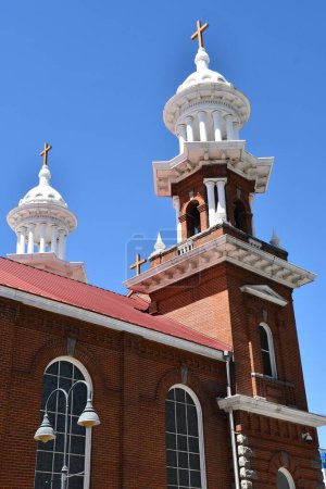 Foto de RENO, NEVADA - 14 AGO: Catedral de Santo Tomás de Aquino en Reno, Nevada, visto el 14 / 08 / 2023. - Imagen libre de derechos