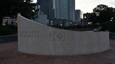 Photo for NEW ORLEANS, LA - NOV 24: New Orleans Holocaust Memorial in New Orleans, Louisiana, as seen on Nov 24, 2023. - Royalty Free Image