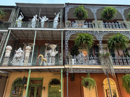 Photo for NEW ORLEANS, LOUISIANA - NOV 26: The LaBranche House in New Orleans, Louisiana, as seen on Nov 26, 2023.This building, built in 1835, is one of the most famous building on Royal Street. - Royalty Free Image