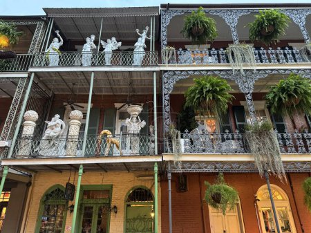 Photo for NEW ORLEANS, LOUISIANA - NOV 26: The LaBranche House in New Orleans, Louisiana, as seen on Nov 26, 2023.This building, built in 1835, is one of the most famous building on Royal Street. - Royalty Free Image