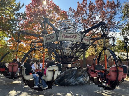 Photo for HERSHEY PA - OCT 22: Hershey Park at Hersheys Chocolate World in Hershey, Pennsylvania, as seen on Oct 22, 2023. - Royalty Free Image