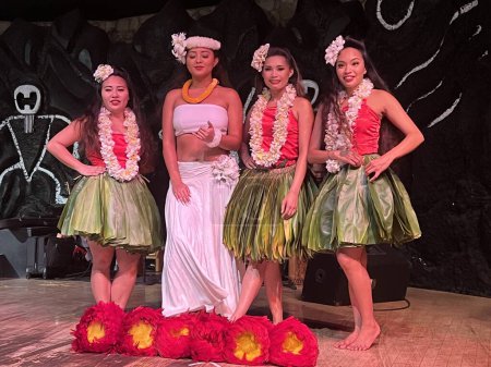 Photo for WAIKOLOA, HI - AUG 12: Legends of Luau show at Hilton Waikoloa Village Resort on Big Island in Hawaii, as seen on Aug 12, 2022. - Royalty Free Image