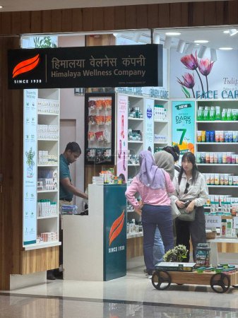 Photo for MUMBAI, INDIA - FEB 23: Himalaya Wellness Company store at Phoenix Marketcity Mall in the Kurla area of Mumbai, India, as seen on Feb 23, 2024. - Royalty Free Image