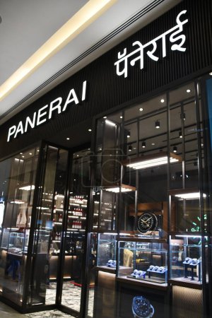 Photo for MUMBAI, INDIA - FEB 24: Panerai store at Jio World Plaza shopping mall in Mumbai, India, as seen on Feb 24, 2024. - Royalty Free Image
