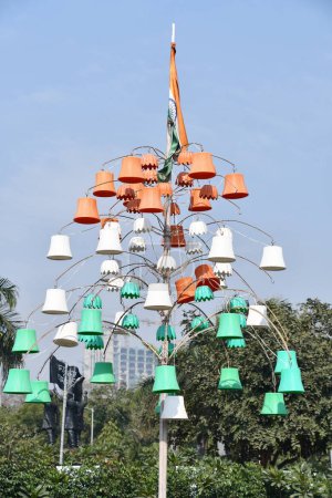 Téléchargez les photos : DELHI, INDE - 18 février : Exposition au parc Shaheedi à Delhi, Inde, vue le 18 février 2024. - en image libre de droit