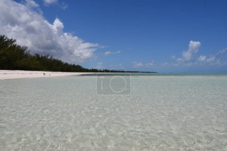 Playa de Bambarra en Caicos Medio en las Islas Turcas y Caicos