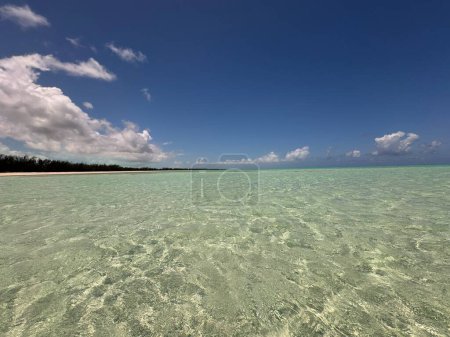 Playa de Bambarra en Caicos Medio en las Islas Turcas y Caicos